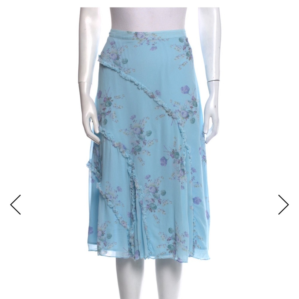 Loveshackfancy Porscha Midi Skirt, Size 4, VGUC